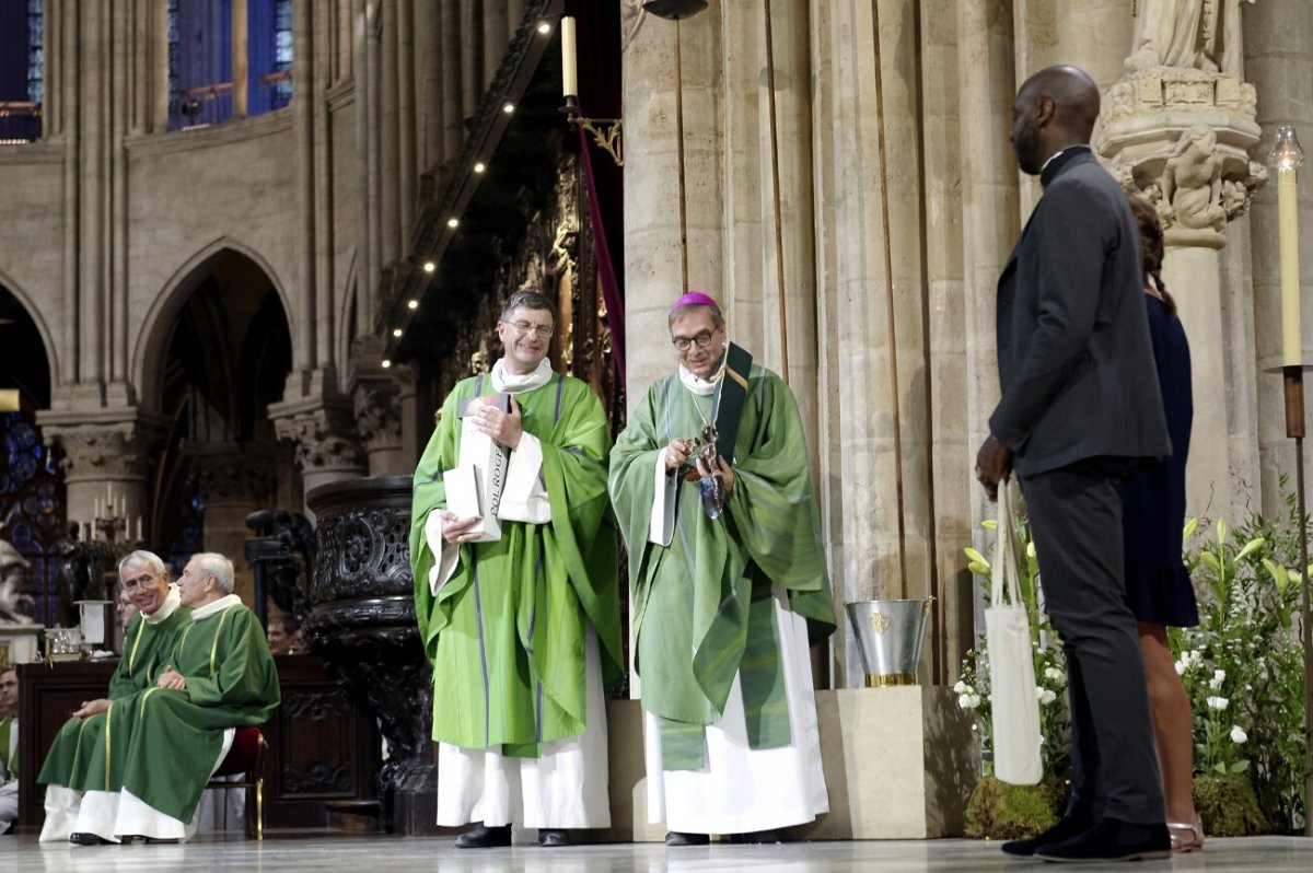 Messe d'action de grâce pour les ministères de Mgr Jérôme Beau et de (…). © Trung Hieu Do / Diocèse de Paris.