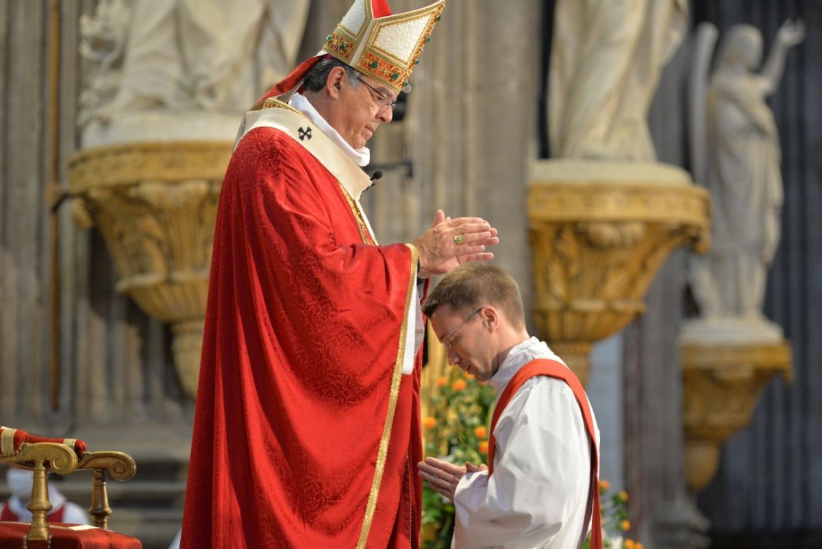 Ordinations sacerdotales 2021 à Saint-Sulpice. © Marie-Christine Bertin / Diocèse de Paris.