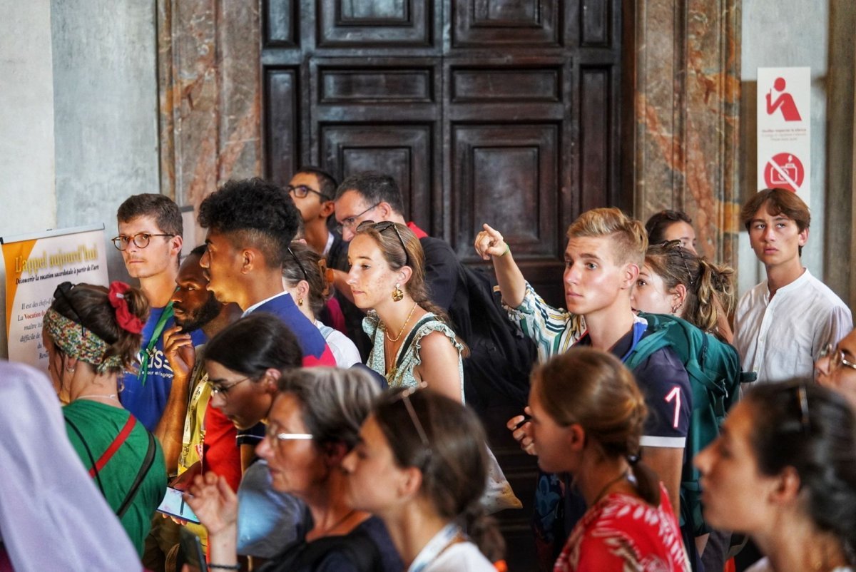 Vendredi 1er août - Intervention du Cardinal Bustillo. © Illian Callé – Diocèse de Paris.