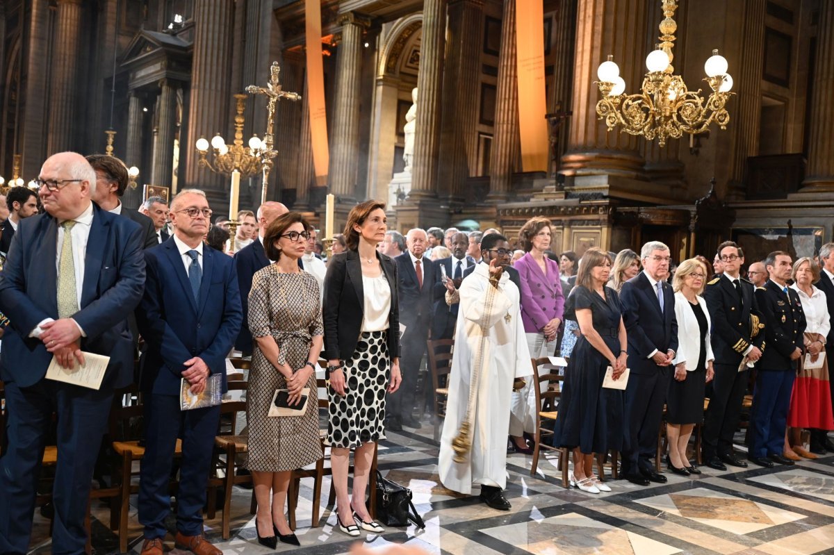 Messe d'ouverture de la trêve olympique. © Marie-Christine Bertin / Diocèse de Paris.