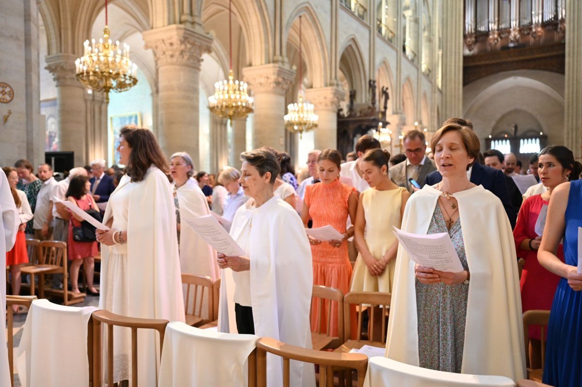 Consécration dans l'Ordre des Vierges 2025. © Marie-Christine Bertin / Diocese de Paris.