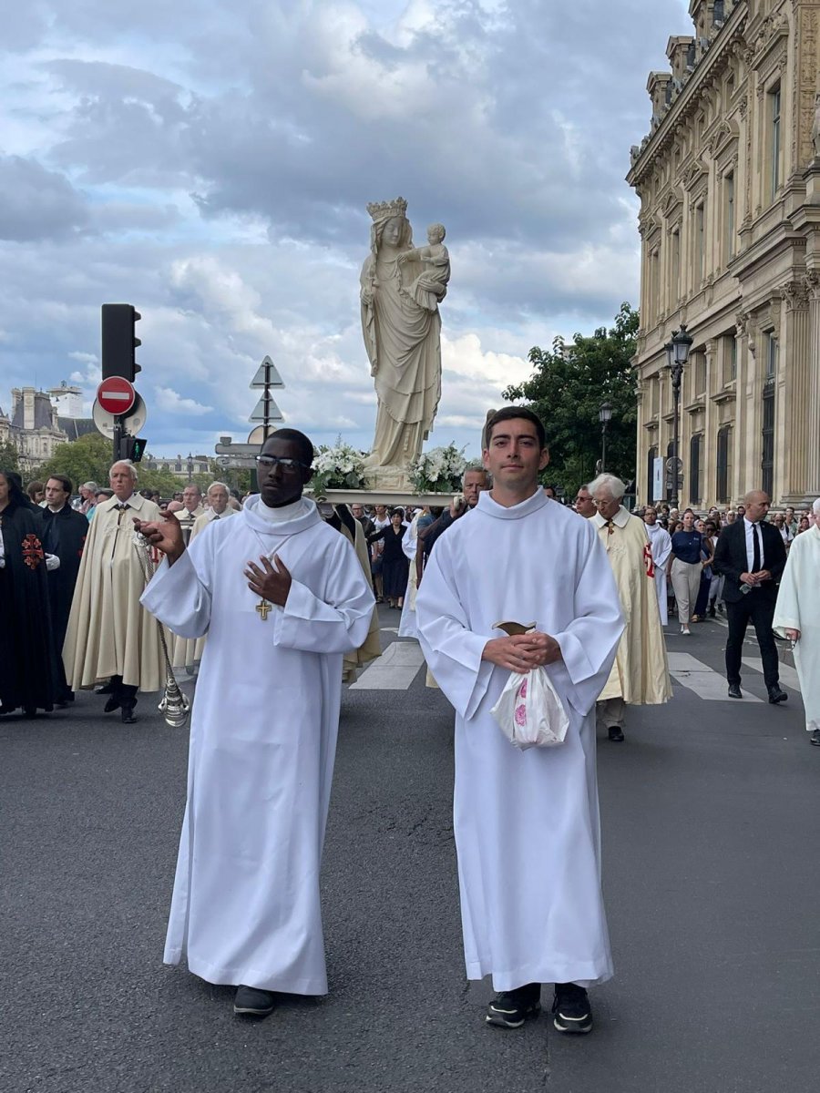 Procession de la Fête de l'Assomption 2023. © André Finot / Diocése de Paris.