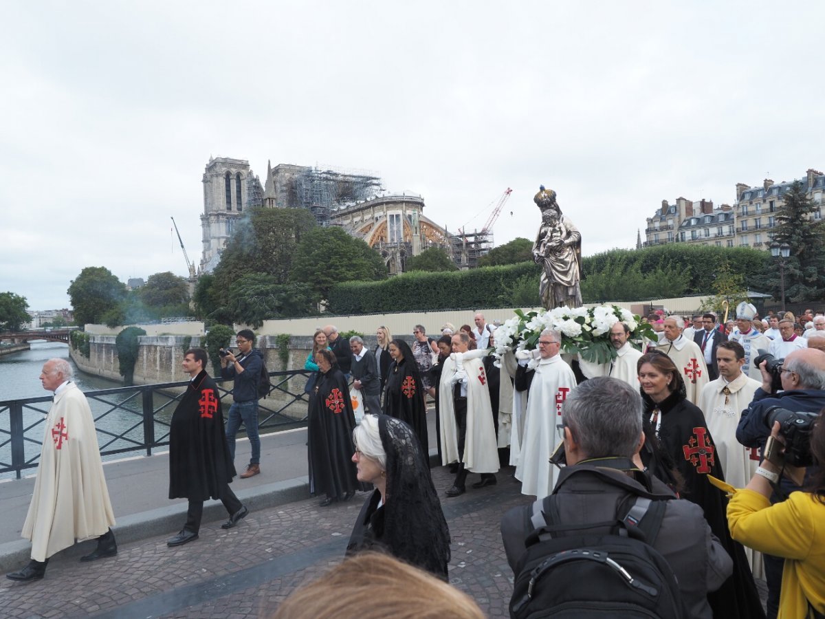 Procession de l'Assomption de Notre-Dame de Paris 2019. © Notre-Dame de Paris.