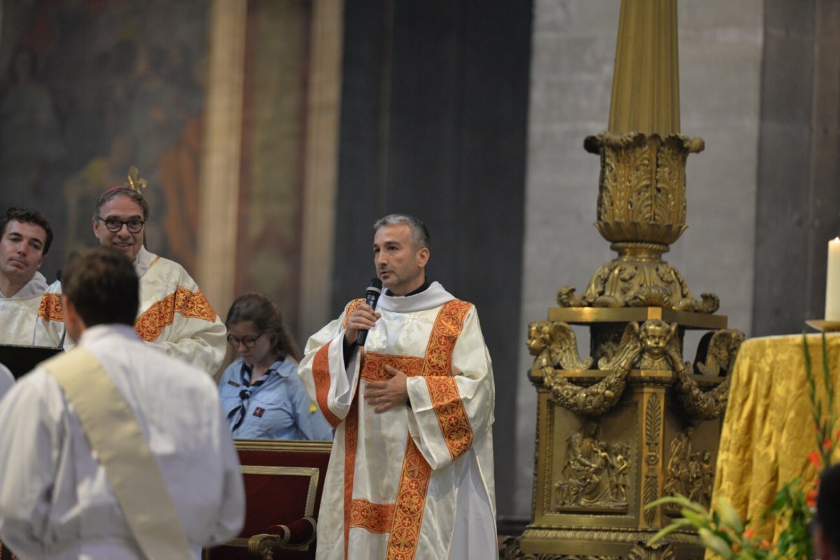 Messe pour les jeunes et les vocations. © Marie-Christine Bertin / Diocèse de Paris.