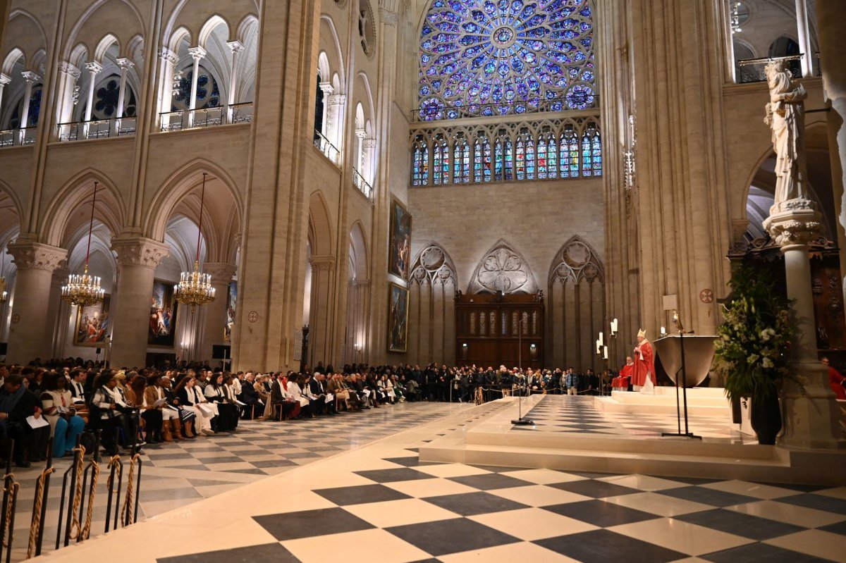 Confirmations d'adultes de janvier 2025. © Marie-Christine Bertin / Diocèse de Paris.