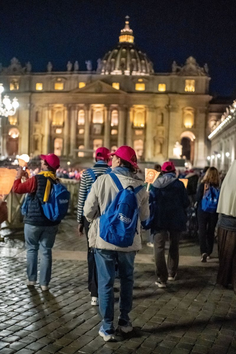 Jubilé des Pauvres à Rome avec Fratello. © Marine Clerc.