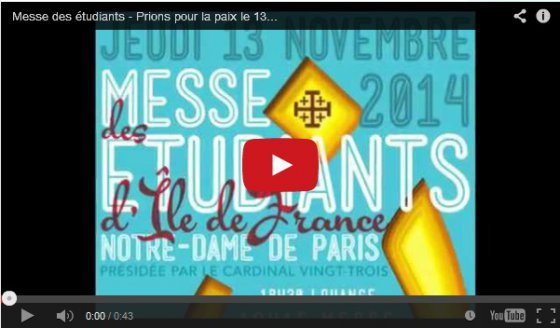 Messe de rentrée des étudiants d'Île-de-France 2014