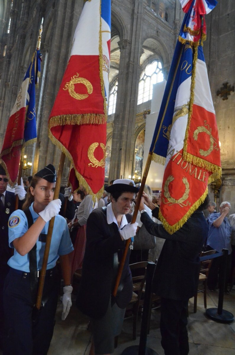 Messe pour l'anniversaire de la Libération de Paris 2019. © Michel Pourny / Diocèse de Paris.