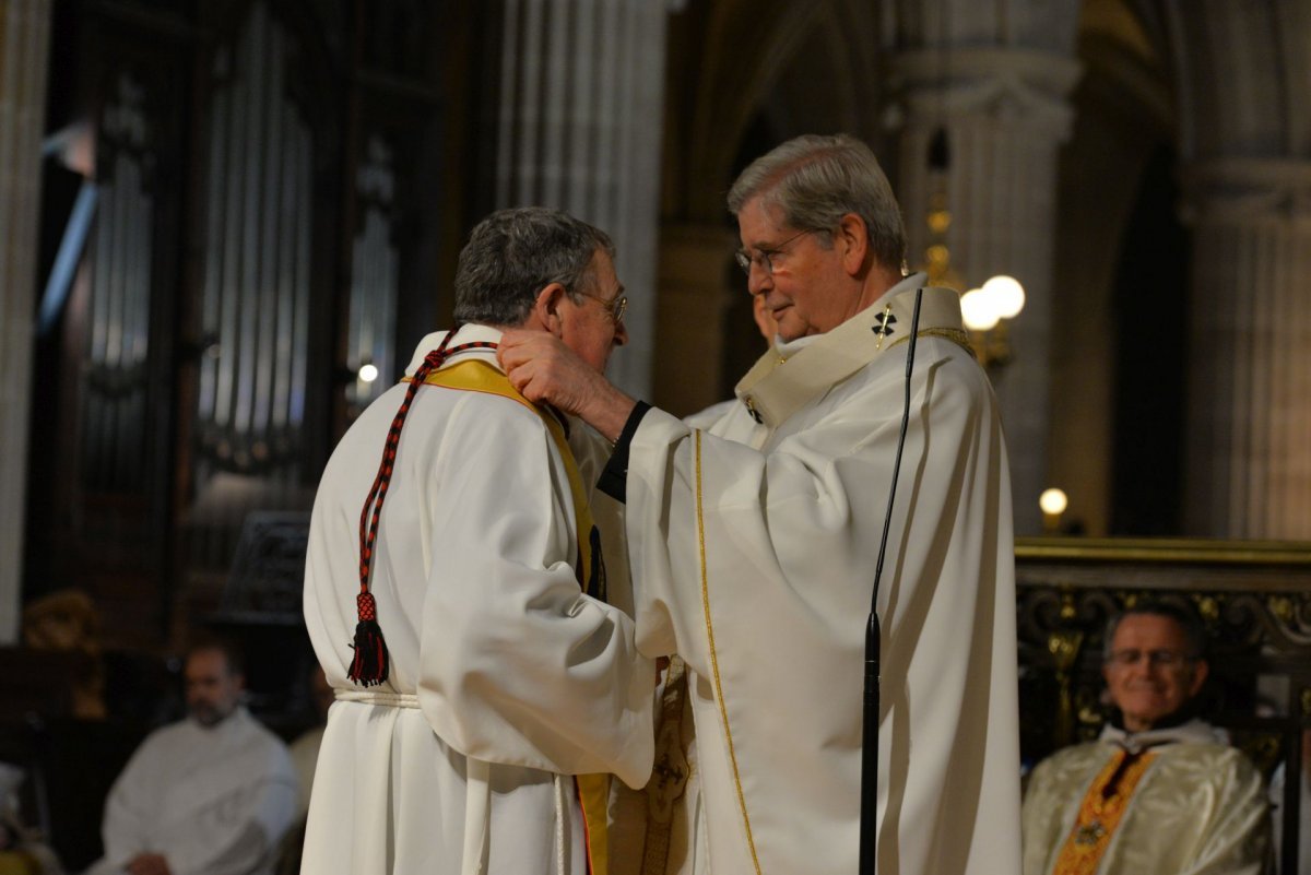 Fête du Séminaire de Paris et du chapitre de la cathédrale 2022. © Marie-Christine Bertin / Diocèse de Paris.