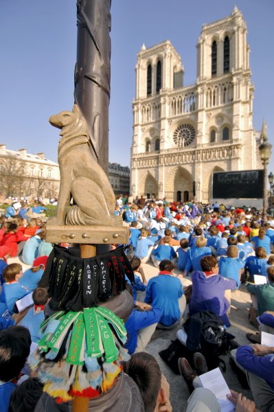 Messe du centenaire du scoutisme - 7 octobre 2007. © Esprit-photos.