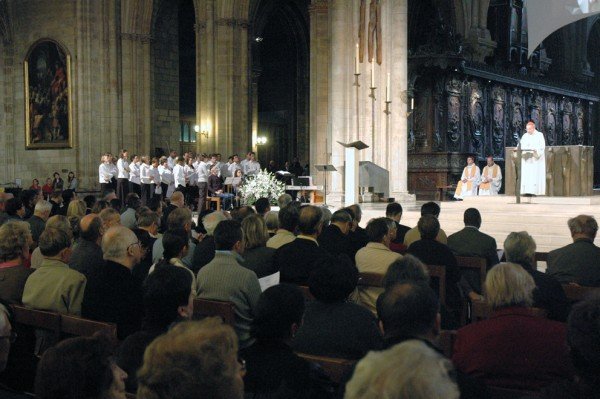 Intervention du Cardinal André Vingt-Trois. © D. R..