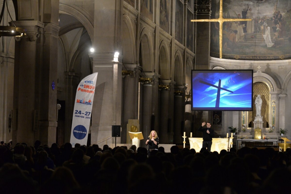 Catéchèse à Notre-Dame des Champs (6e). © Marie-Christine Bertin / Diocèse de Paris.