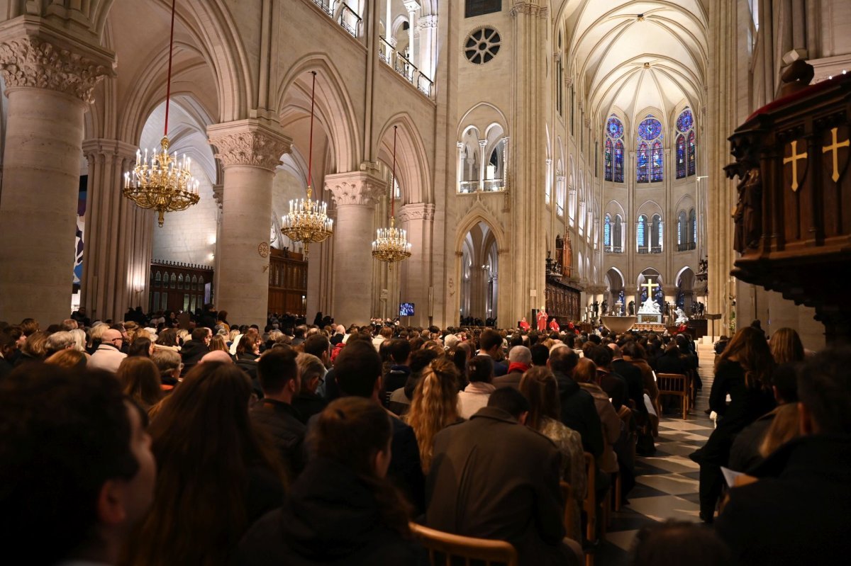 Confirmations d'adultes de janvier 2025. © Marie-Christine Bertin / Diocèse de Paris.