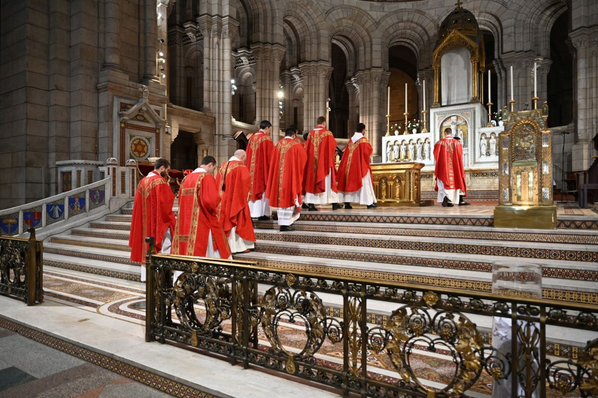 Messe des nouveaux prêtres au Sacré-Cœur de Montmartre 2024. © Marie-Christine Bertin / Diocèse de Paris.