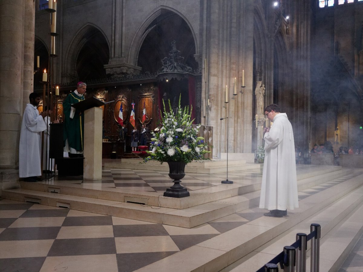 Liturgie de la Parole. © Yannick Boschat / Diocèse de Paris.