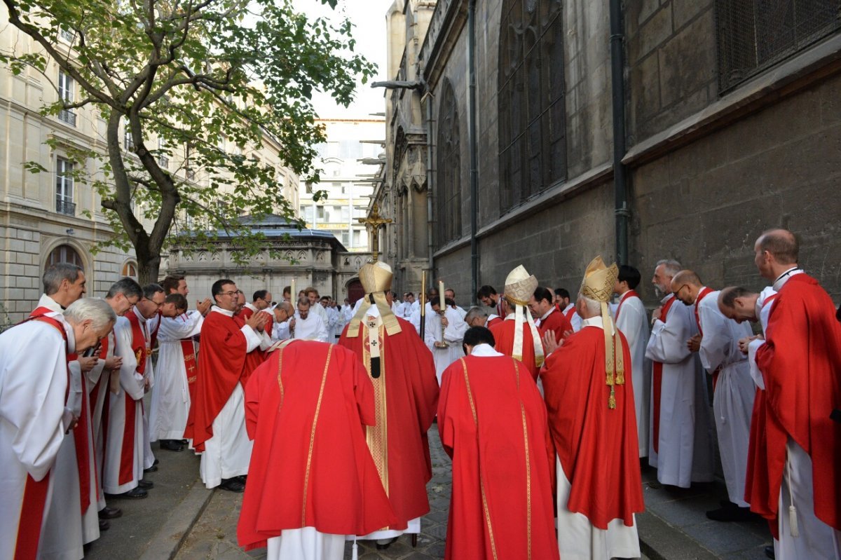 Messe de rentrée du Séminaire de Paris. © Marie-Christine Bertin / Diocèse de Paris.