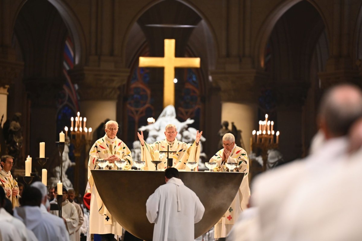Messe chrismale 2026. © Marie-Christine Bertin / Diocèse de Paris.