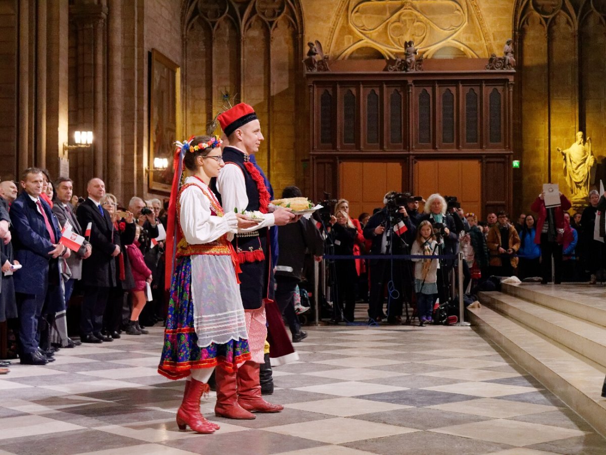 Messe pour le 100e anniversaire de l'indépendance de la Pologne. © Yannick Boschat / Diocèse de Paris.