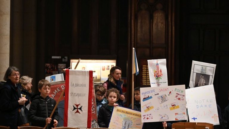 Rassemblement des CM1 2026. (c) Marie-Christine Bertin / Diocese de Paris.