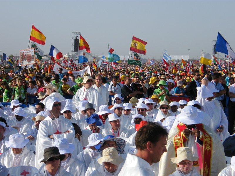 Messe avec le pape.. © Diocèse de Paris 