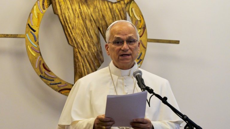Visite à la Maison Bakhita du pape Léon XIV