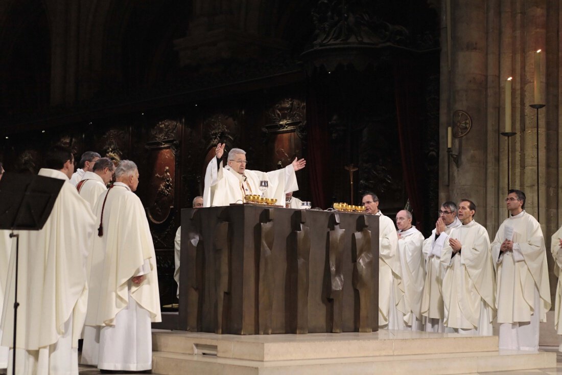 Liturgie eucharistique. © Yannick Boschat / Diocèse de Paris.