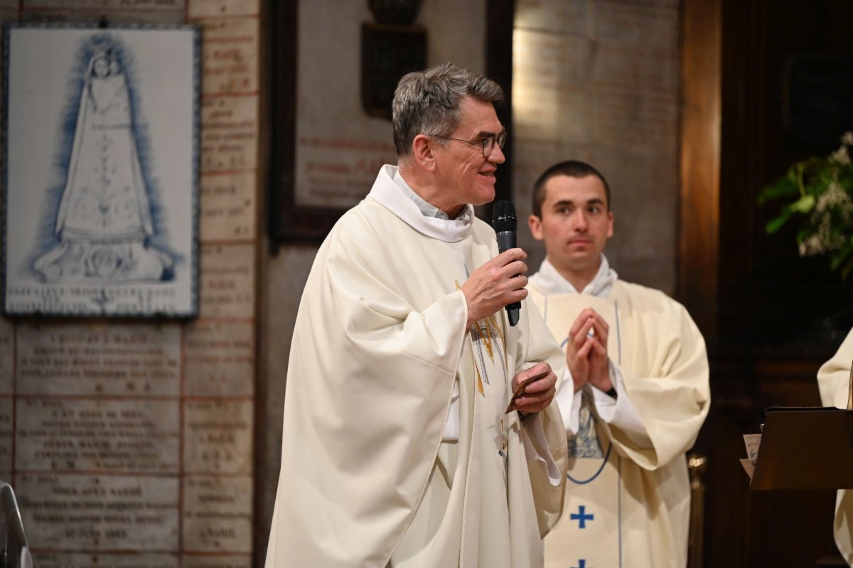 Messe des nouveaux prêtres à Notre-Dame des Victoires 2026. © Marie-Christine Bertin / Diocèse de Paris.