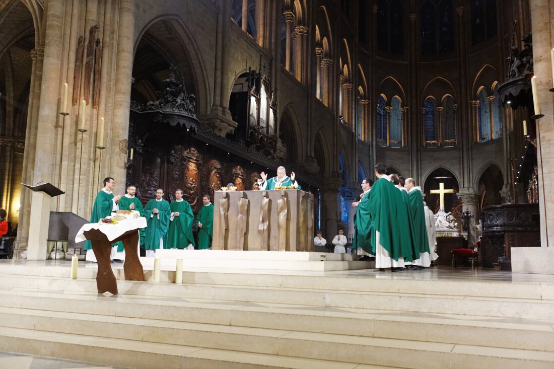 Liturgie eucharistique. © Yannick Boschat / Diocèse de Paris.