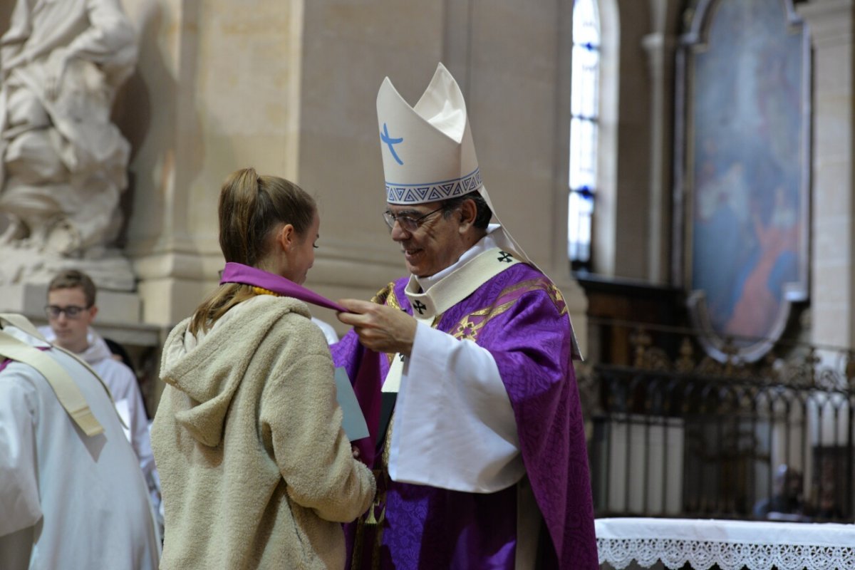 Appel décisif des jeunes catéchumènes 2019. © Marie-Christine Bertin / Diocèse de Paris.