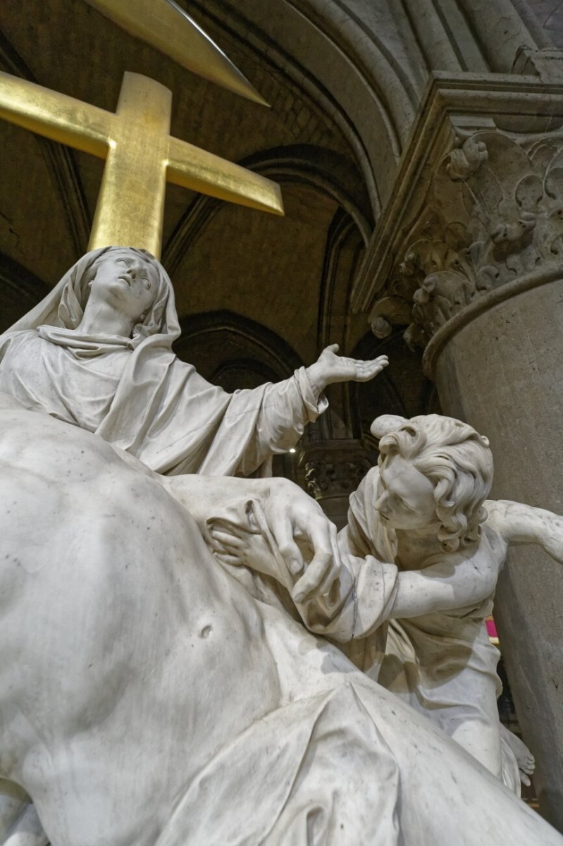 La pietà de Notre-Dame de Paris. © Yannick Boschat / Diocèse de Paris.