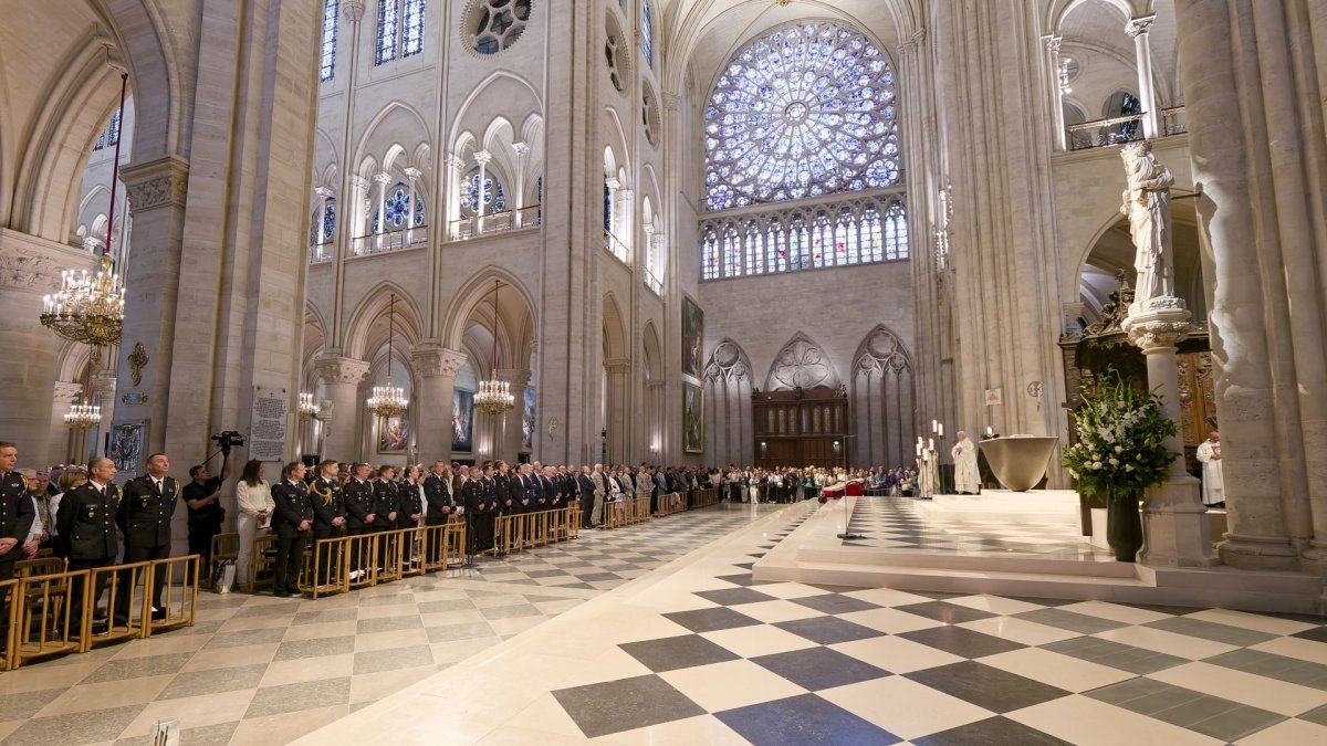Messe pour les Sapeurs-Pompiers. © Yannick Boschat / Diocèse de Paris.