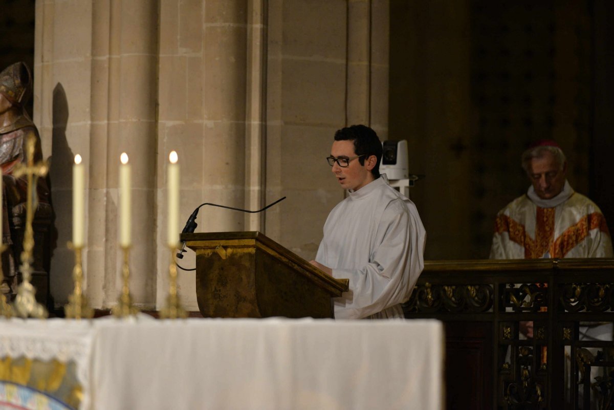 Messe de la fête du Chapitre et du Séminaire. © Marie-Christine Bertin / Diocèse de Paris.