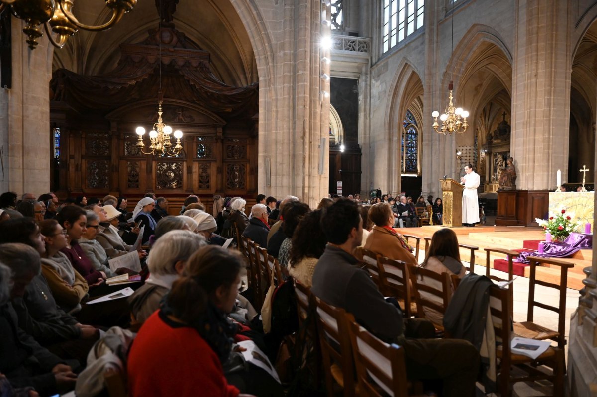 Inauguration d'un nouveau projet pour Saint-Germain l'Auxerrois. © Marie-Christine Bertin / Diocèse de Paris.