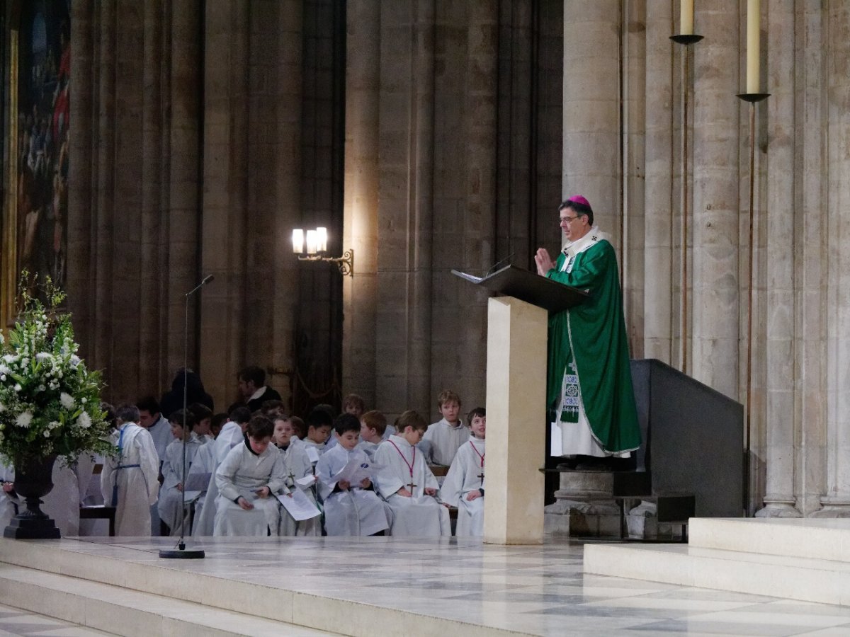 Mgr Michel Aupetit, archevêque de Paris. © Yannick Boschat / Diocèse de Paris.