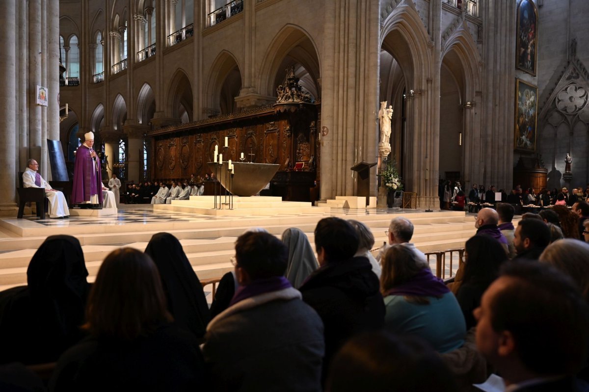 Appel décisif et inscription du nom des catéchumènes 2026 - Célébration de (…). © Marie-Christine Bertin / Diocèse de Paris.