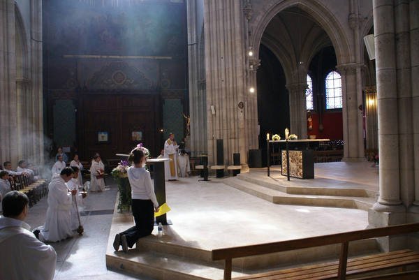 Rassemblement des servants de messe, Immaculée Conception. 