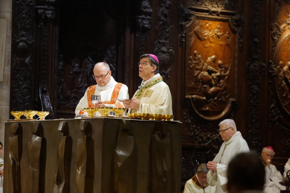 Liturgie eucharistique. © Yannick Boschat / Diocèse de Paris.