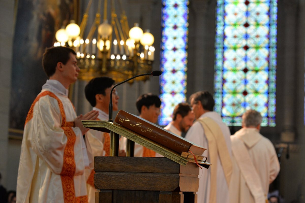 Ordinations diaconales en vue du sacerdoce 2018. © Marie-Christine Bertin / Diocèse de Paris.