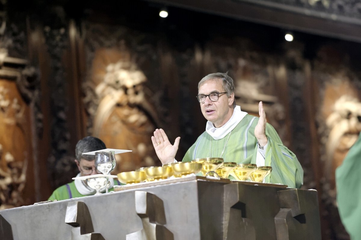 Messe d'action de grâce pour les ministères de Mgr Jérôme Beau et de (…). © Trung Hieu Do / Diocèse de Paris.