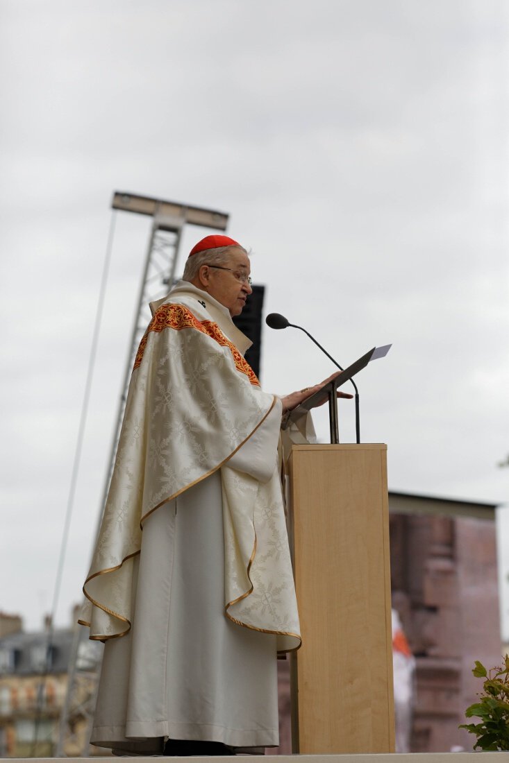 Homélie du cardinal André Vingt-Trois. © Yannick Boschat / Diocèse de Paris.