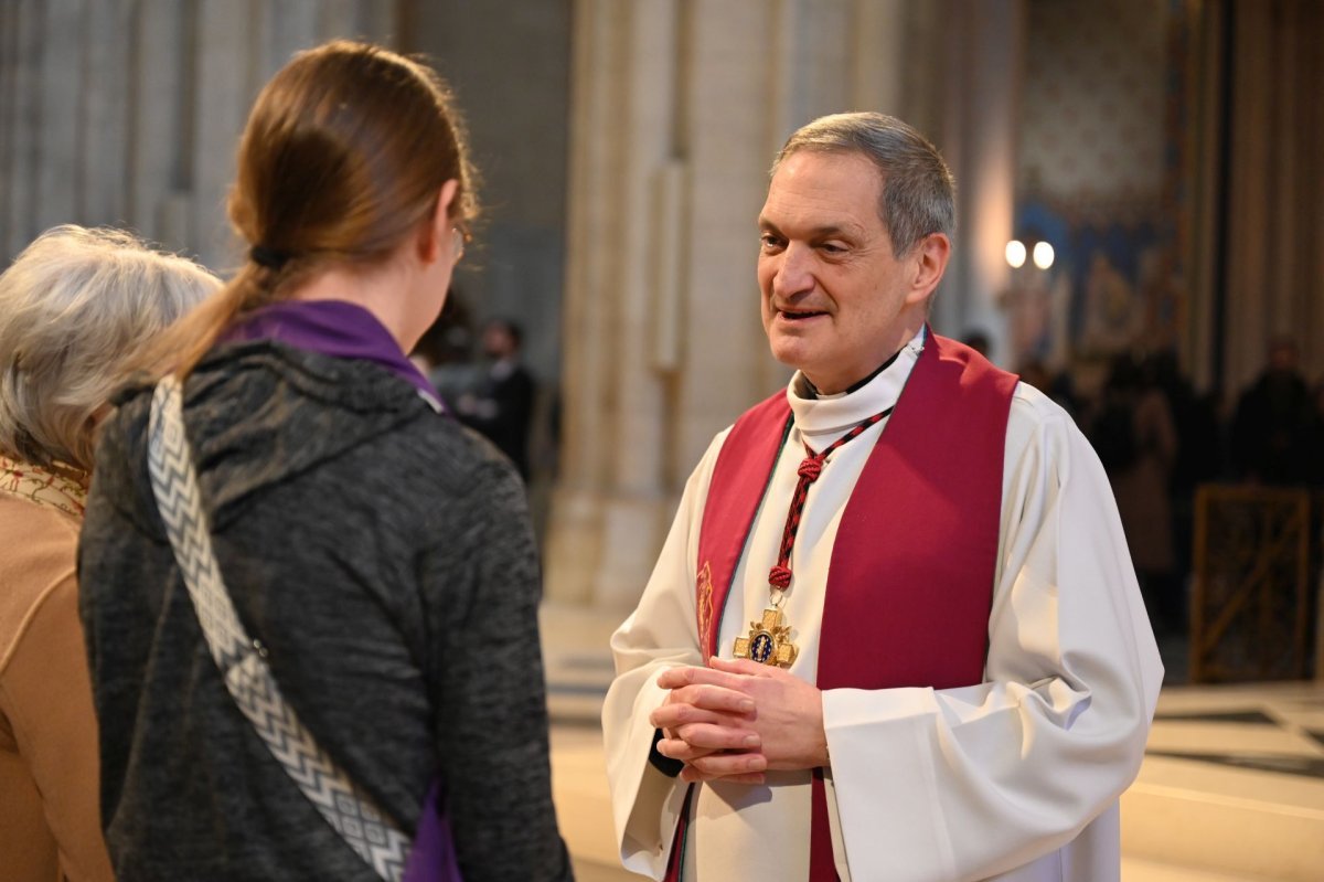 Appel décisif et inscription du nom des catéchumènes 2026 - Célébration de (…). © Marie-Christine Bertin / Diocèse de Paris.