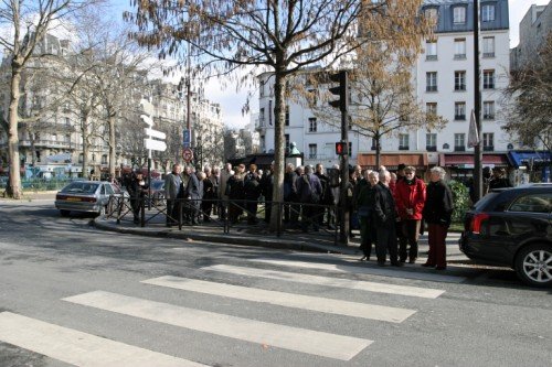 Les diacres et leurs épouses de retour au lycée Saint Michel de Picpus. 