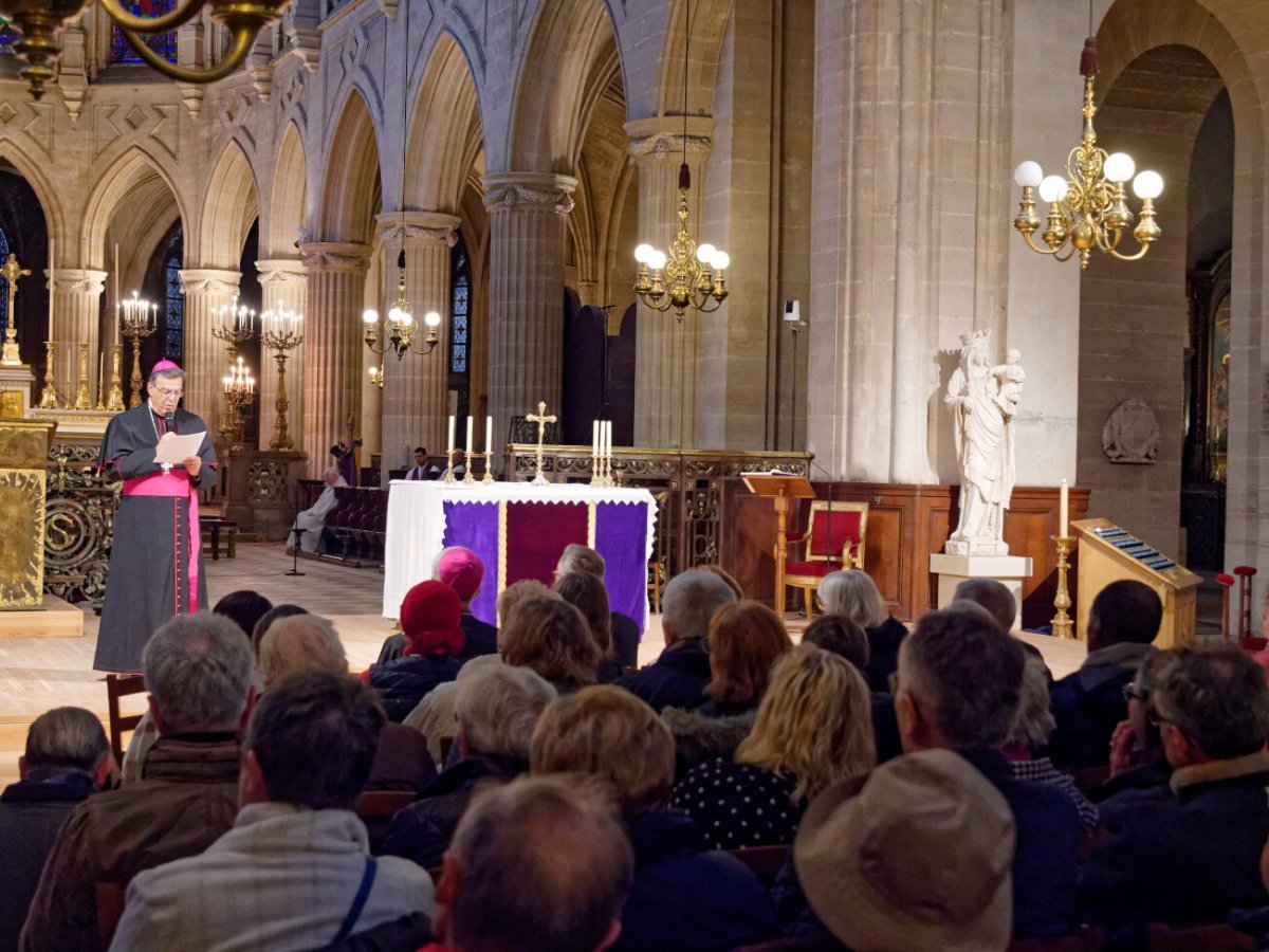 Conférence de carême de Notre-Dame de Paris du 1er mars 2020. © Yannick Boschat / Diocèse de Paris.