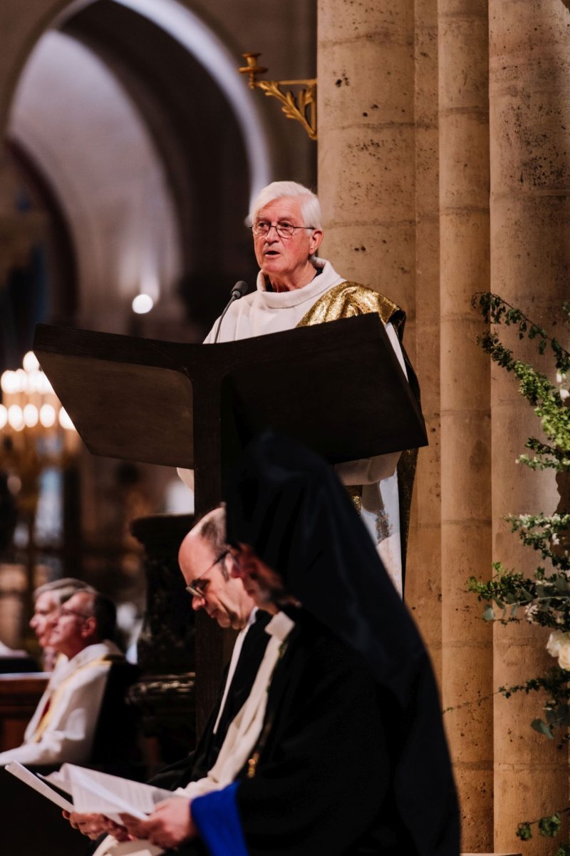 Célébration œcuménique du mystère de Pâques 2025. © Anh de France.