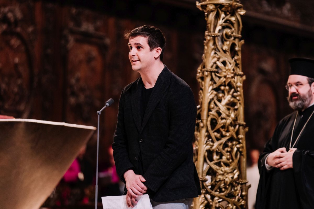 Célébration œcuménique du mystère de Pâques 2025. © Anh de France.