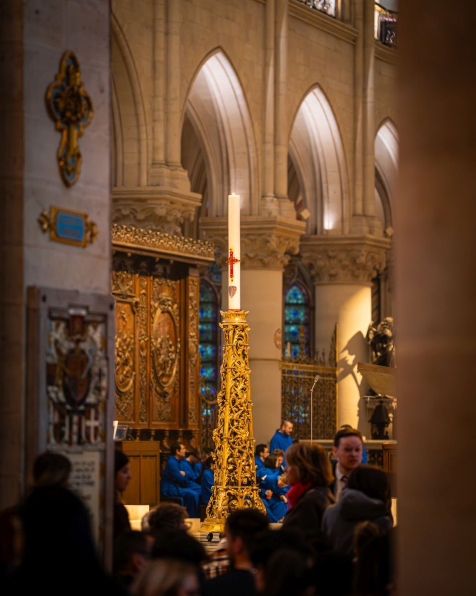Fête de Pâques 2026 à Notre-Dame de Paris (4e). © Liam Hoarau / Diocèse de Paris.