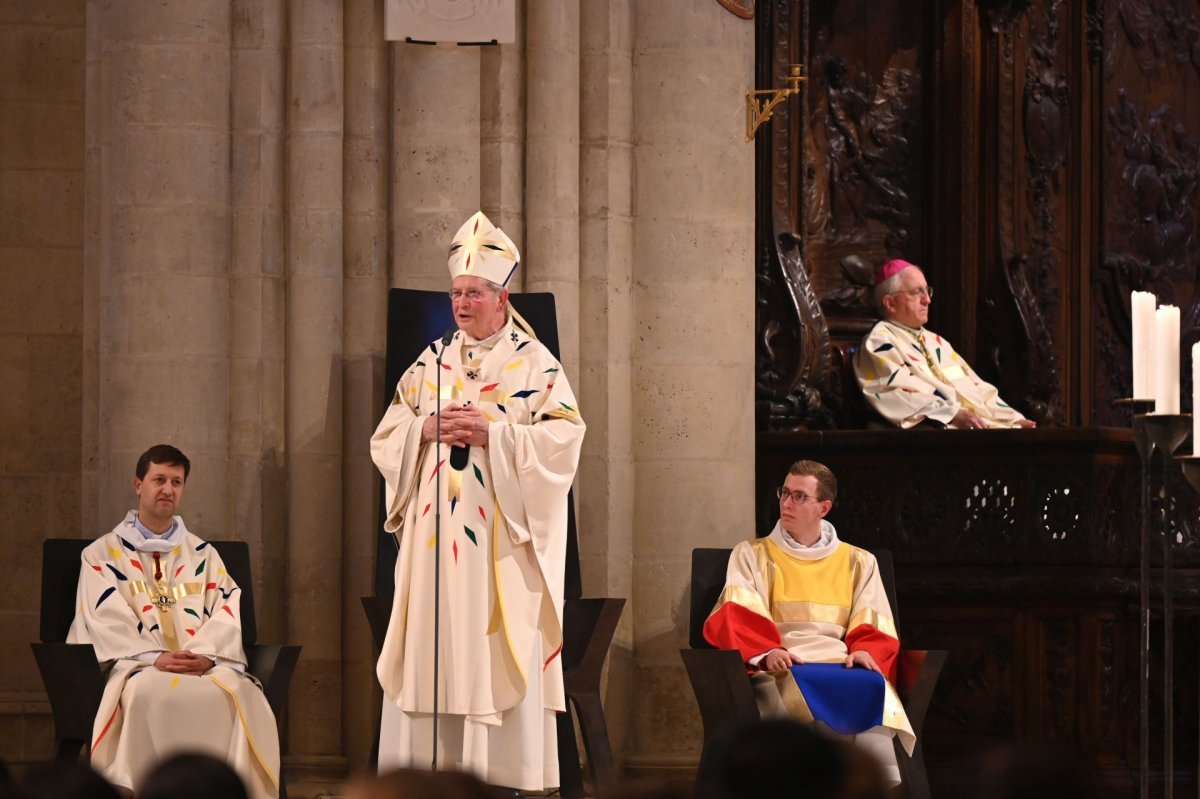 Messe des Jeunes à Notre-Dame de Paris. © Marie-Christine Bertin / Diocèse de Paris.