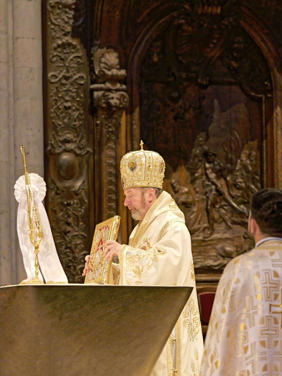 Divine Liturgie pour le bienheureux Cardinal Iuliu Hossu. © Yannick Boschat / Diocèse de Paris.