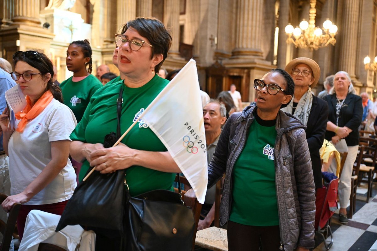 Messe d'ouverture de la Route extra-ordinaire, à l'occasion des (…). © Marie-Christine Bertin / Diocèse de Paris.