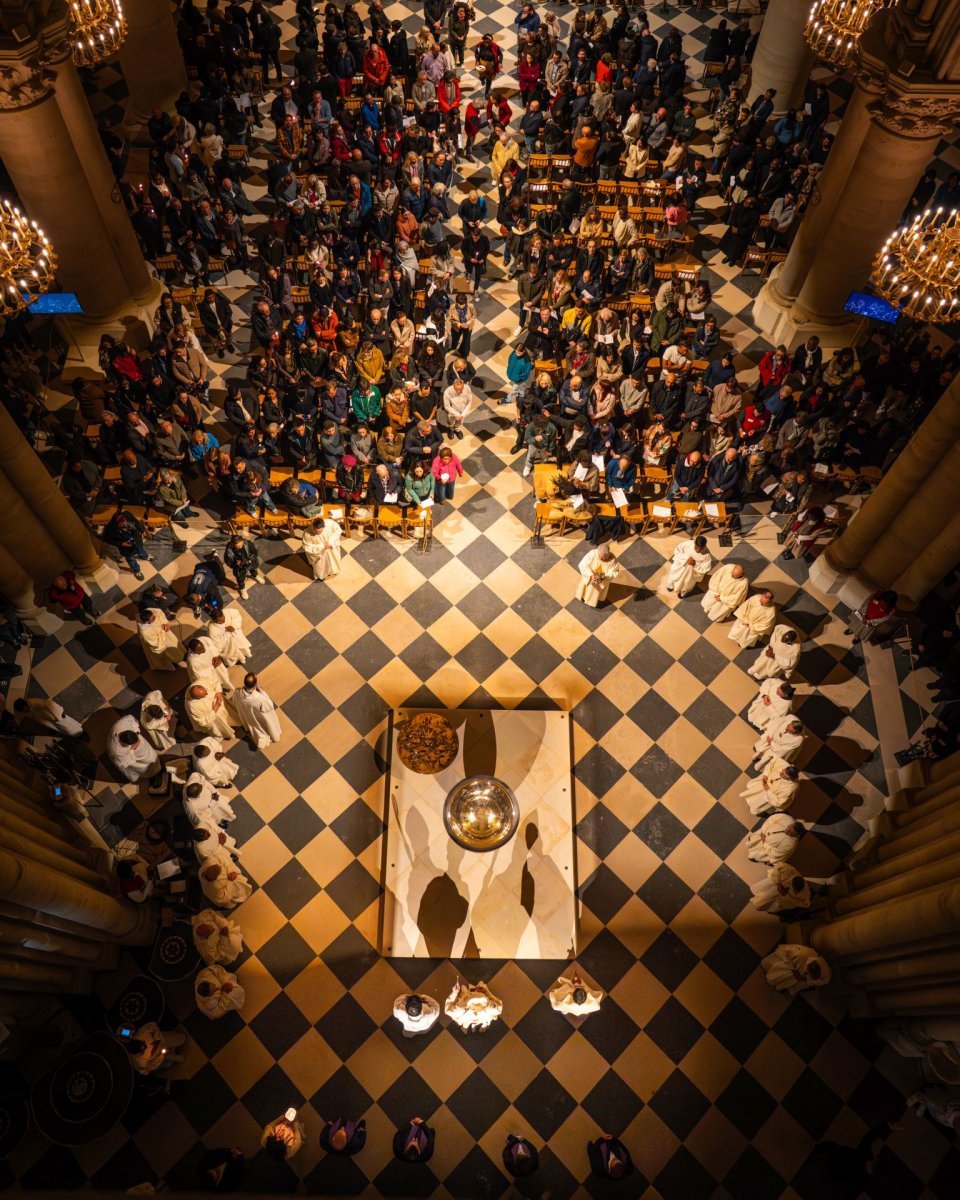 Vigile pascale 2026 à Notre-Dame de Paris (4e). © Liam Hoarau / Diocèse de Paris.